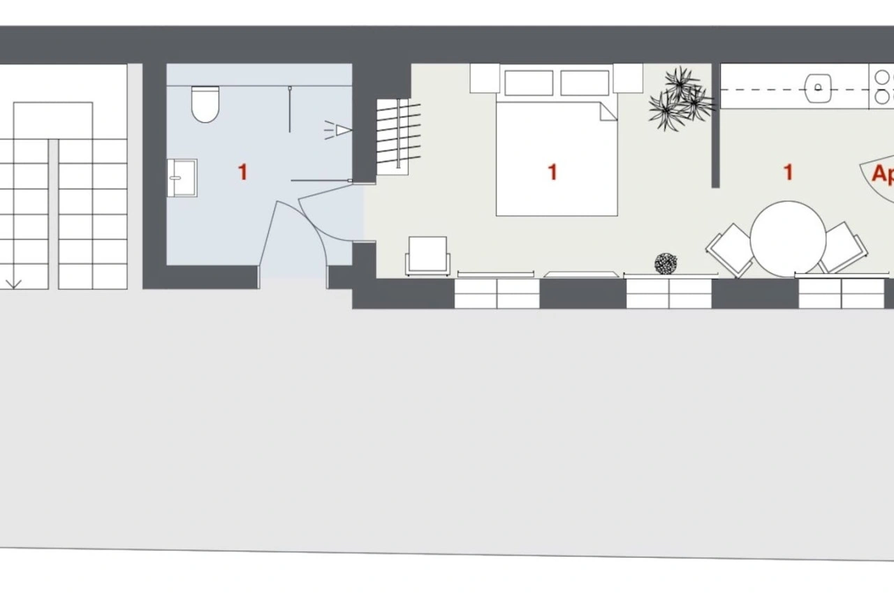30qm *Design WOW Studio* | City | Ruhig | Hbf 100m — photo 28 of 40
