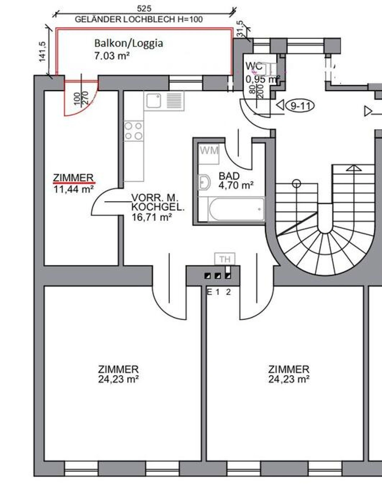 2 Bedroom Apart with Balcony in Reindorf — photo 16 of 33